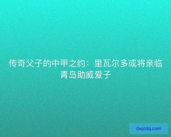 传奇父子的中甲之约：里瓦尔多或将亲临青岛助威爱子